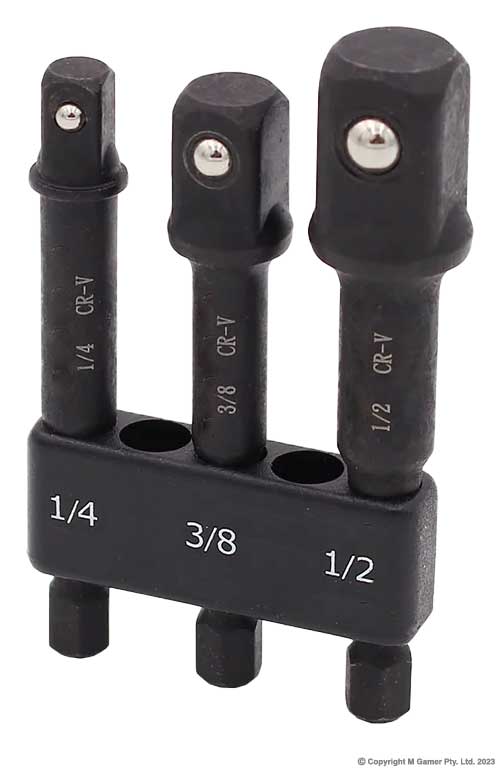 75 mm Hex Drive Impact Socket Adapter Sets